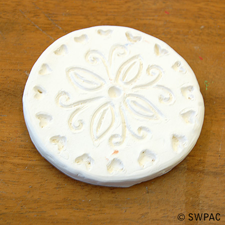 clay cookie stamp by Margot